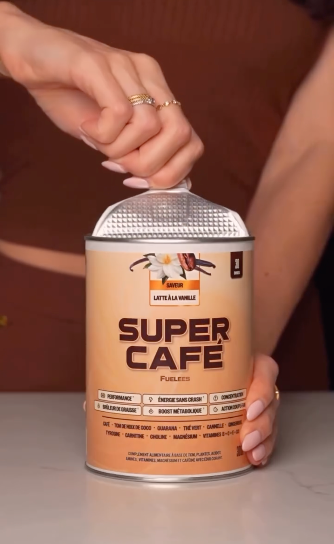 SUPERCAFÉ Latte à la vanille: Le café fonctionnel qui change vraiment la donne.
